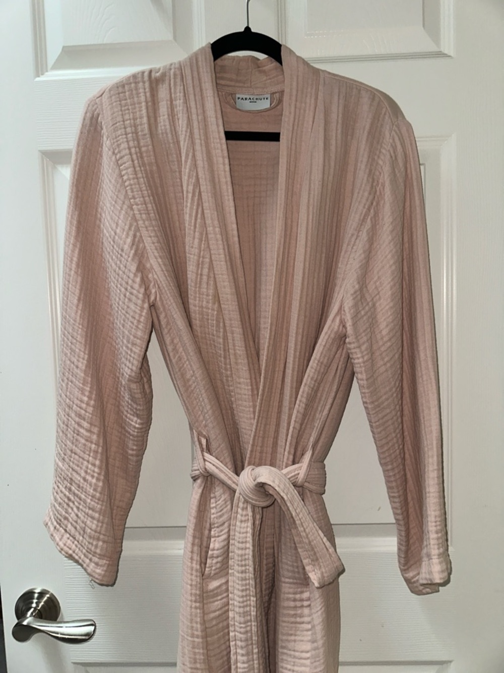 Parachute Cotton Gauze Robe in Light Blush